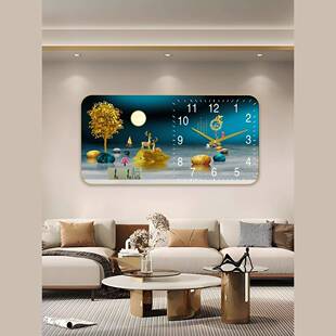 档万年历客厅挂钟用钟表静高中式 创意墙上家时钟卧室钟音昊旺D22D