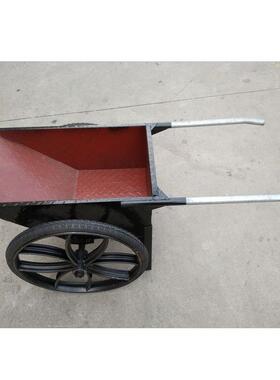 灰斗车建筑工地斗动手推HDC300kg双电轮翻斗手推车翻式斗车手推车