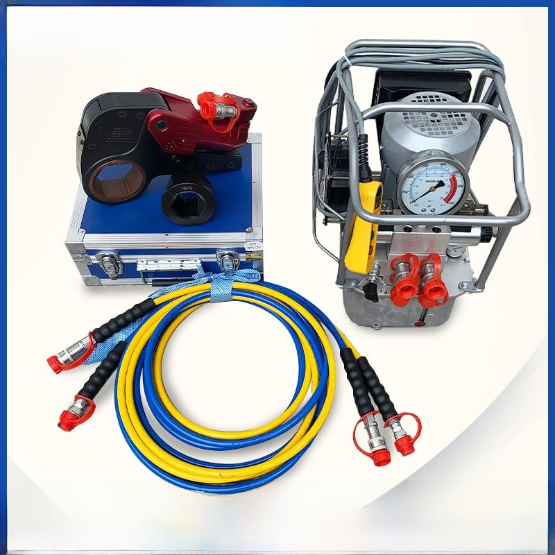 高扭矩薄铝钛合金大功率空心液压扳手电动Klcd系列