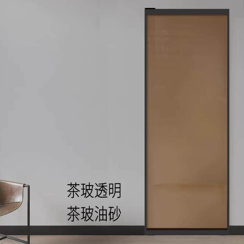厨房卫生间无轨推拉幽灵门隐形轨道平移门厕所悬浮门尾款专拍图片