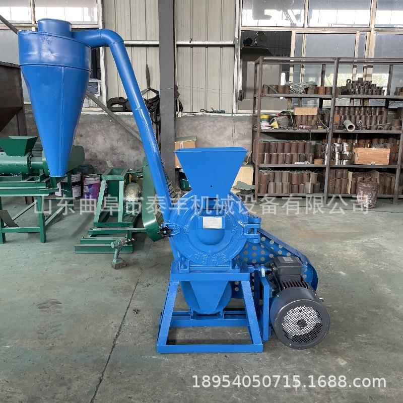 动粉上自料吹碎机打粉机破碎机一风圆盘式齿盘磨玉米饲料NXJ粉碎