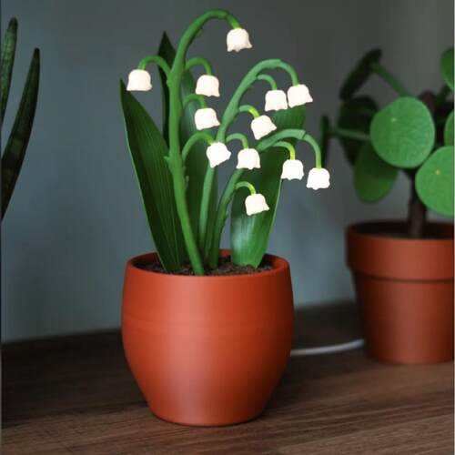 仿真盆栽铃兰夜灯Night Light Lilies
