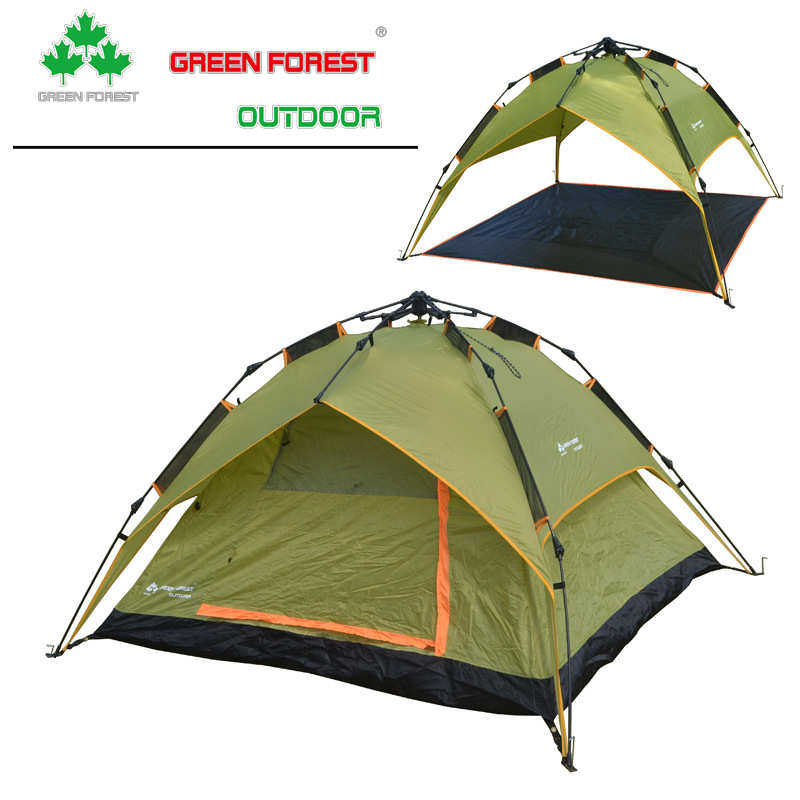 地户outdoor两用tent席送帐篷pe开速全自动 暴雨自动外防camping