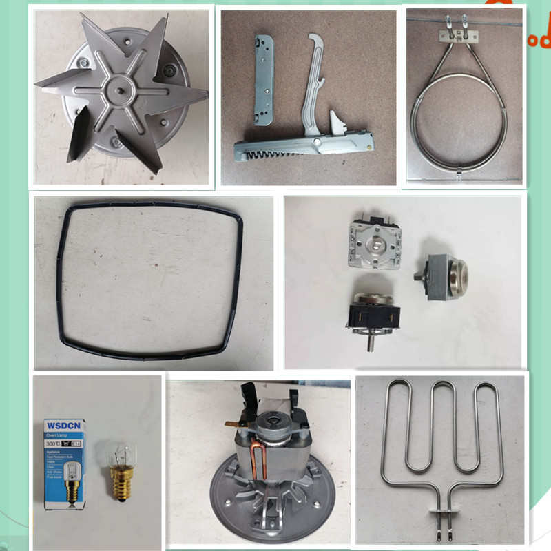 4A定时器计时器商用电烤箱高温灯泡热风炉烤盘铝盘发热管风机门铰