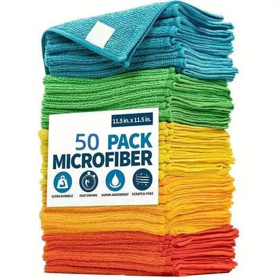 1-20Pcs Microfiber Towels Car Wash Drying Cloth Towel Househ
