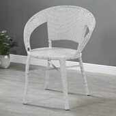 户外藤椅单人休闲靠背椅编织家用老人庭院室外简约阳台客厅小椅子