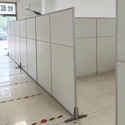 办公室移动屏风折叠隔断工厂车间隔断墙隔板压克力活动屏风围挡板