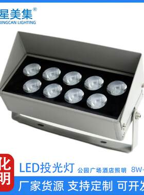 8W 12W 16W 18W 24W户外LED桥梁楼宇亮化射灯景观园林草坪投光灯
