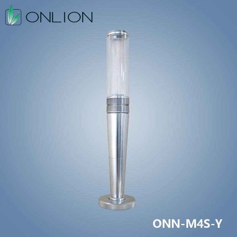 欧恩三色警示灯M4S-Y亚克力导光柱单层三色灯指示灯铝合金材质