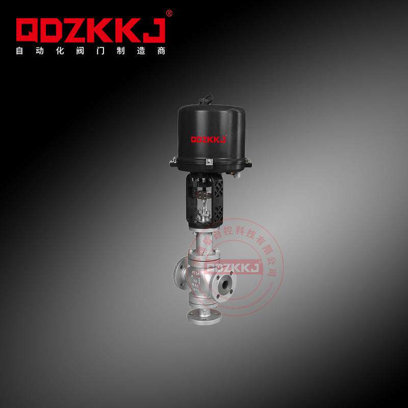 XZDLX/Q电动三通调节阀不锈钢蒸汽导热油温度压力流量分流阀合流