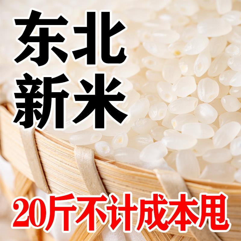 东北大米新米10斤五常5kg香米圆粒珍珠米2024年长粒香特价袋子