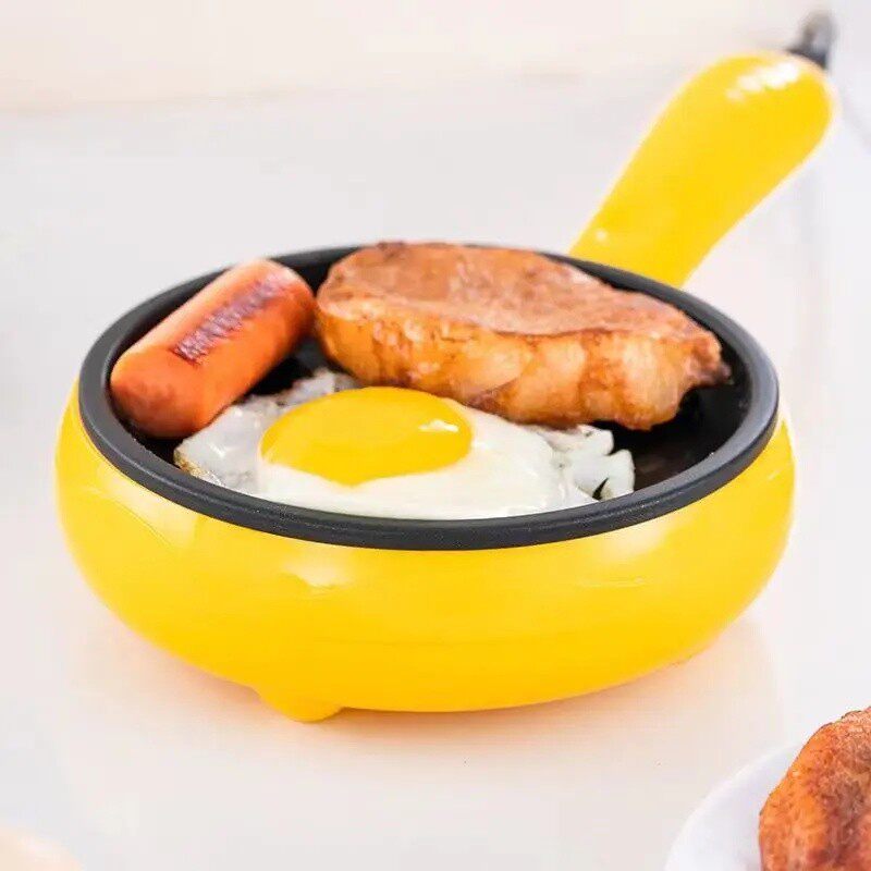 电煎蛋锅蛋饺锅不粘锅插电煎鸡蛋小锅做早餐煎饼蒸鸡蛋神器