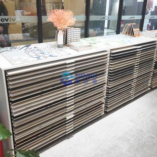 功能瓷砖展示架579多抽6屉式 货 00800地砖立可移动木地板展示柜式