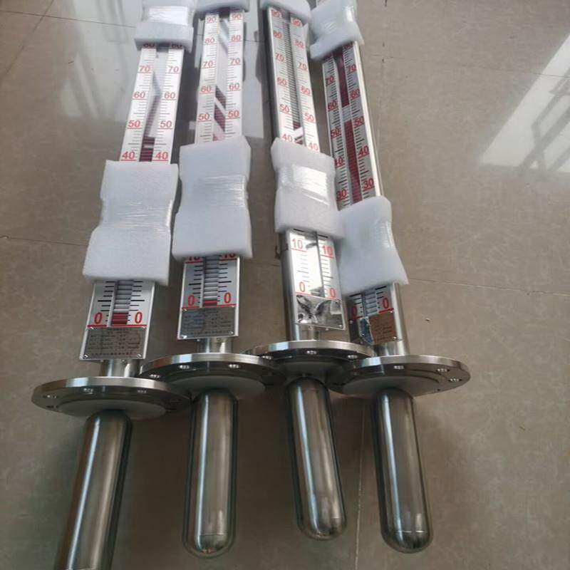 UHZ磁性翻板液位水位计防腐防爆高温4-20ma远传侧装顶装式不锈钢