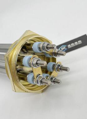 不锈钢六角法兰空气能水箱电加热2寸锅炉螺纹加热棒220V380V