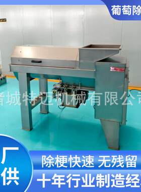 葡萄酒厂加工设备大型晴王葡萄脱粒机商用玫瑰香破碎除梗机