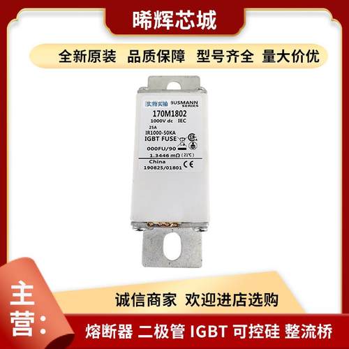 170M1802 170M1803 库存充足 型号齐全直流熔断器量大从优现货