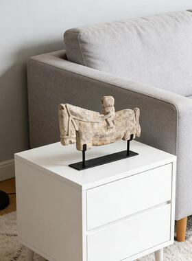 新中摆式宋氏美学件高级感小众古创意马摆件复古创意复家居样板间