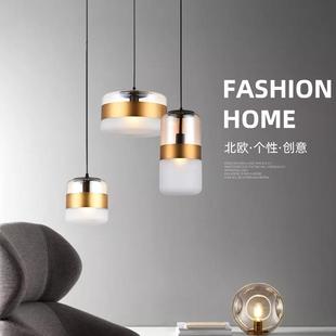简约创意设计师餐厅吧台个性 样板间床头小吊灯 玻璃吊灯现代时尚