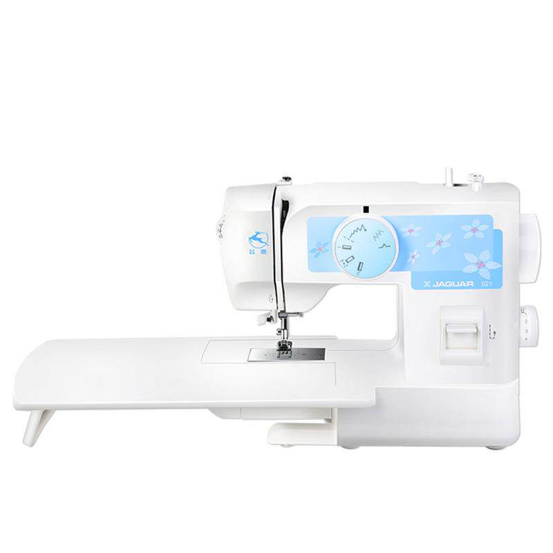 飞鹿新品021家庭缝纫机家用 电动多功能小型锁边吃厚带自动穿线器