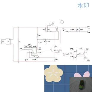 UC3842单端反激式PSIM仿真模型开关电源设计计算zi料12V2A变换器