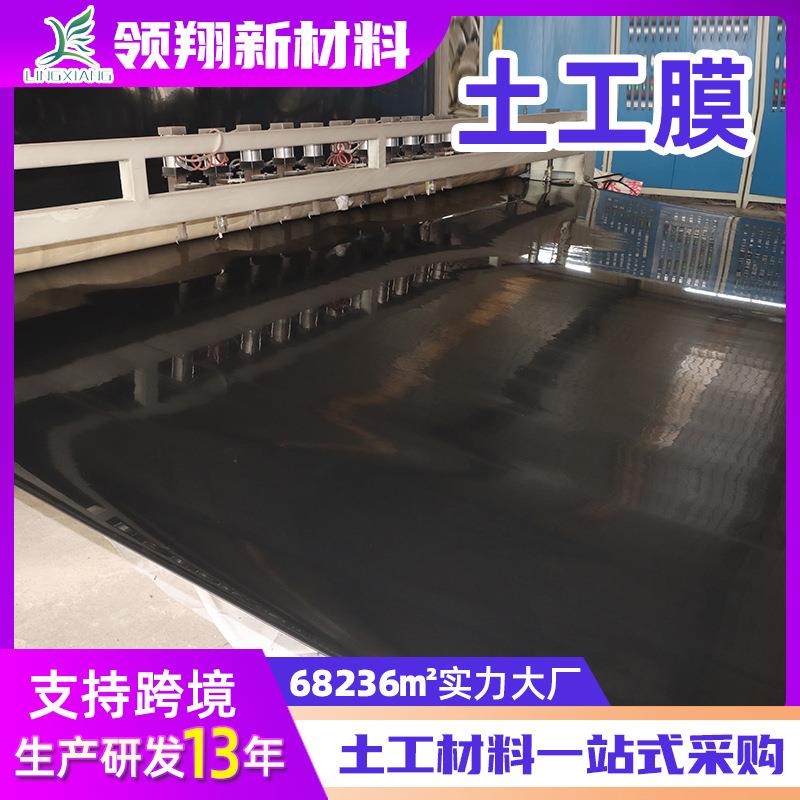 土工膜HDPE防渗膜沉淀池蒸发塘化工全新料高密度聚乙烯防渗膜