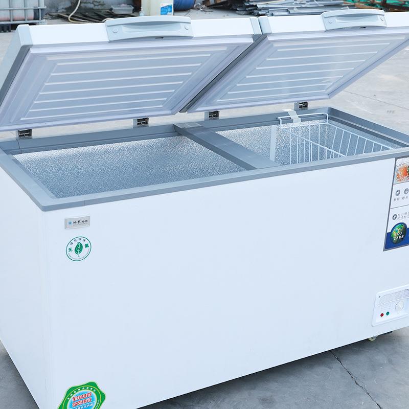 铜管冰柜超大冷柜商用卧式大容量冷冻冷藏冻肉冰柜海鲜卧式冰柜