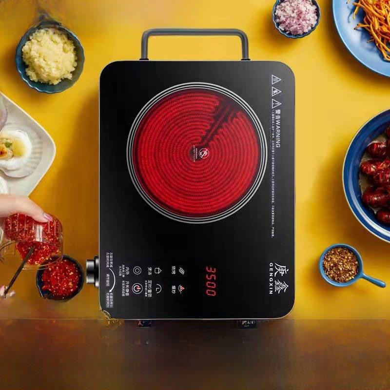 大功率三环多功能电陶瓷炉不挑锅光波炒家用电磁炉商用2600W