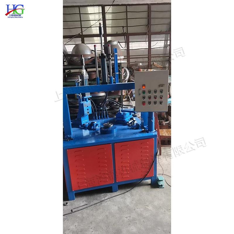 不锈钢圆盘卷边机小型台式家私底盘包边机液压圆桌底板翻边机