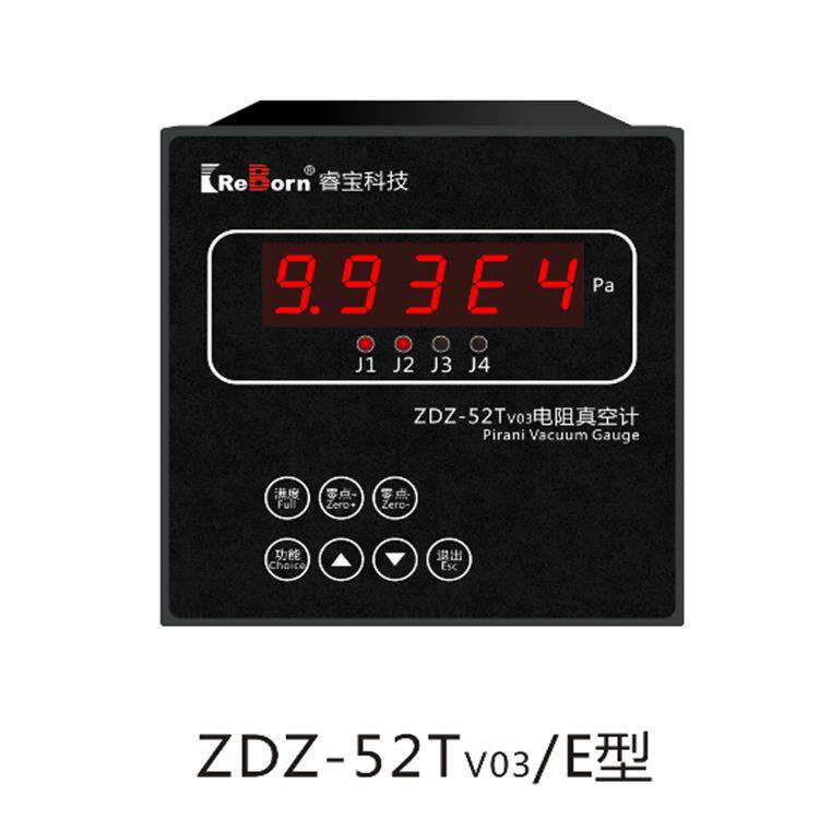 供应ZDZ-52T电阻真空计LED数显现货零售真空测量计高精度