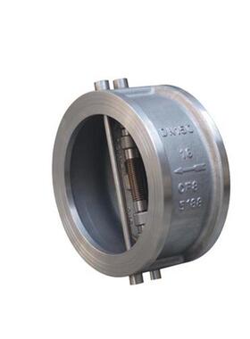 H76H-16P双瓣止回阀不锈钢材质对夹连接DN125