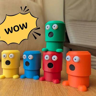 跨境新品Air pressure fun toys 气压奇趣小玩具圣诞节装饰品摆件