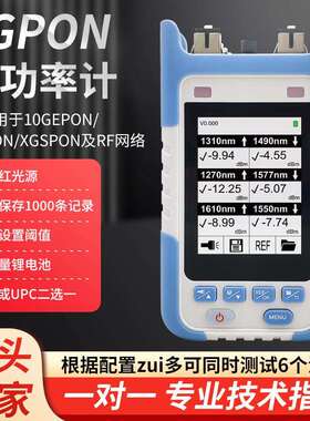 10GEPON/XGPON/XGSPON pon光功率计网络清查仪宽带拆机光猫在线