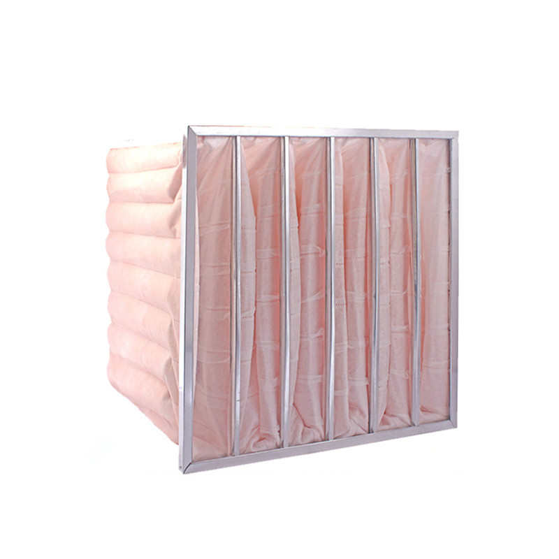 空调暖通镀锌框铝合金框空气过滤网f6f7f8f9中效袋式空气过滤器