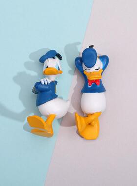 创意可爱经典鸭子一套2款公仔DIY材料服饰鞋装饰摆件挂件礼品