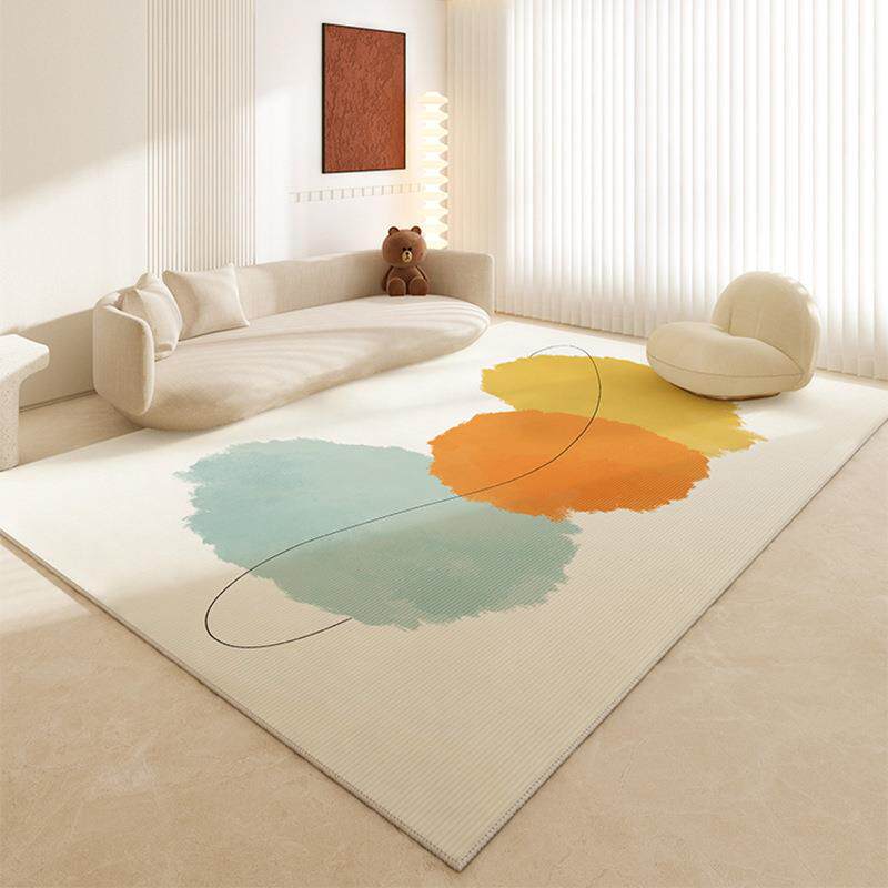 现代简仿羊绒地毯防滑隔凉沙发面茶11.11-g-几约毯易厅打理大积客