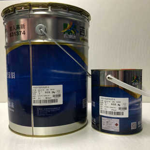 吉人双组份环氧富锌底漆金属含锌底漆环氧云铁钢结构防锈油漆22kg