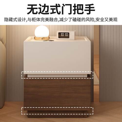 床长头柜意式约方YX-C84形简沙边几自由组合收纳储物柜发边柜床边