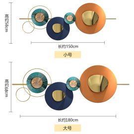 现代轻奢墙面装饰画铁艺壁饰客厅沙发背景墙挂饰卧室立体墙饰壁挂