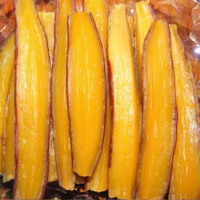 新疆包邮红瑶薯干带皮原味蜜薯条软糯香甜红薯条手工晾晒一栗地瓜