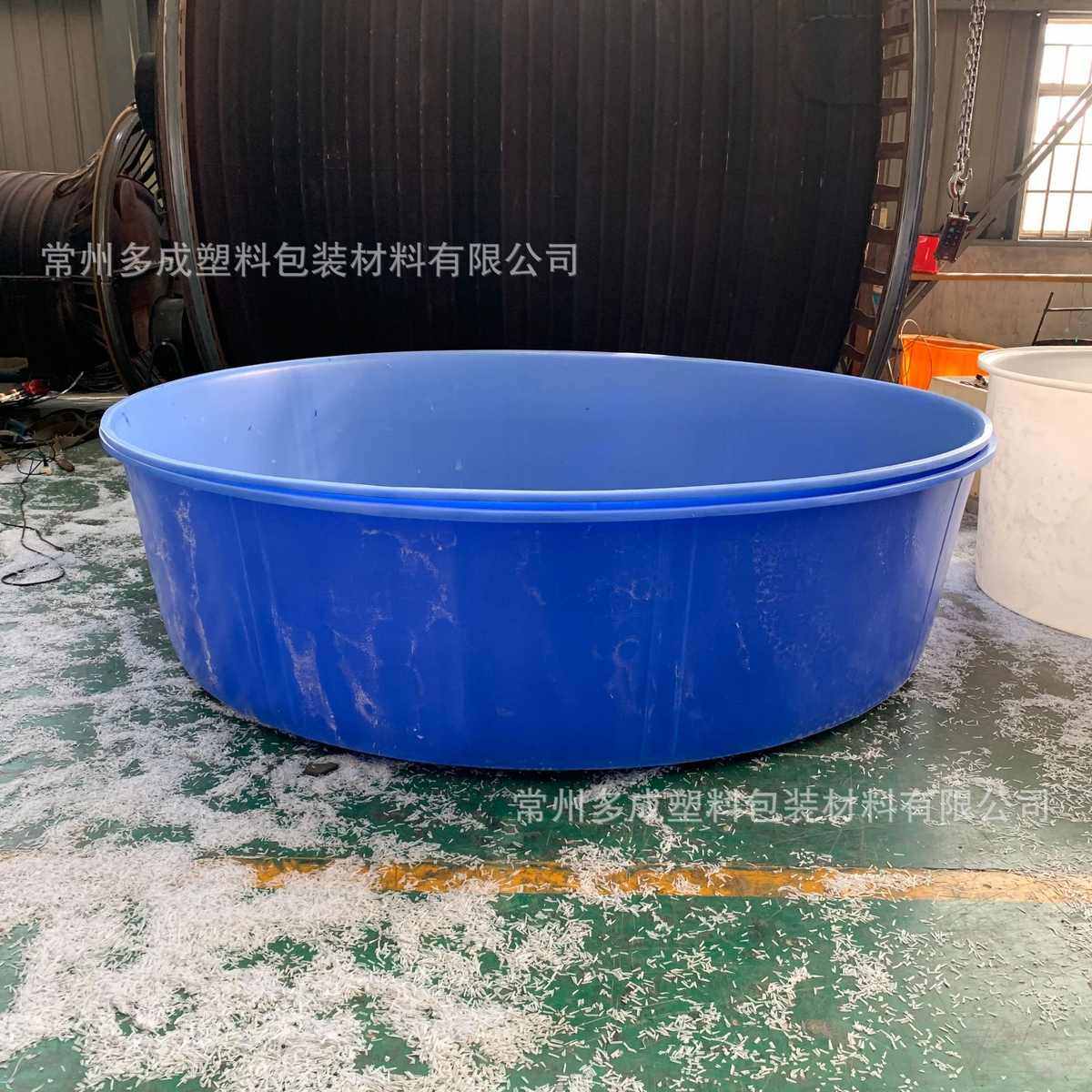 6500l塑料养鱼池大型牛筋圆桶敞口pe酸洗池户外养殖桶水产蓄水桶