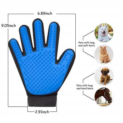 Cat grooming glove for cats wool glove Pet Hair Deshedding B