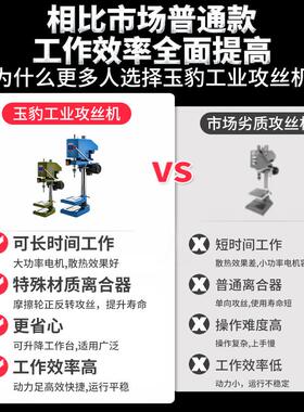 攻丝机大功率重型工业台式攻牙机丝攻机小型全自动SWJ-12套丝螺纹