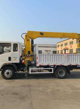 VMD6.吨10直臂吨式随车吊建筑工程四吊液压随车直臂随驱车起重吊