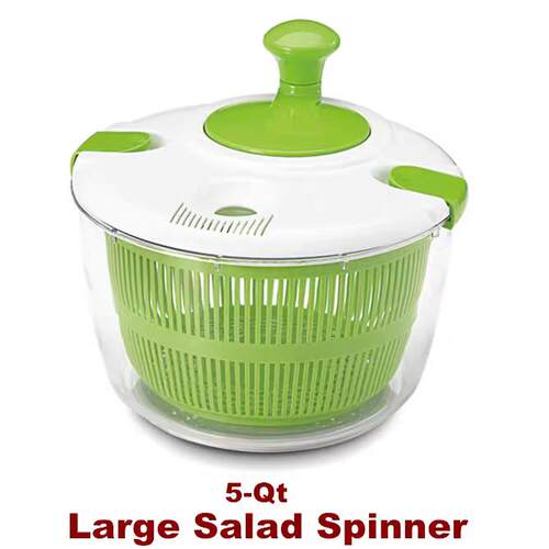 Salad Spinner Vegetable Fruit Salad Washing Bowl Strainer