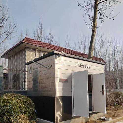 厂家供应智慧一体化泵房 无负压二次供水设备 撬装移动泵房