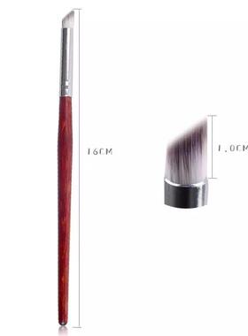 美甲线拉笔超细长款美FLW专甲扇形斜渐变笔口搓搓戳戳渐变笔用刷