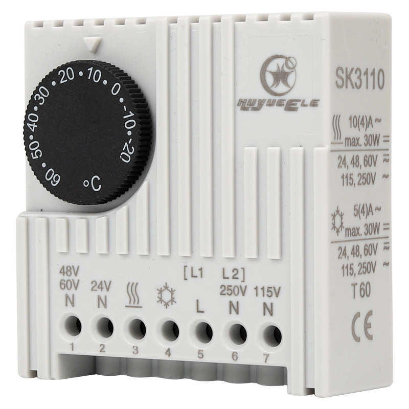 SK3110温度控制器 机柜内部自动恒温器 电子式温控器SK3110.000