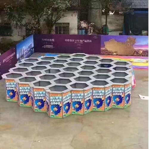 大型纯铁艺材质挑战大脑细胞蜂巢迷宫蜂窝迷宫路线可随意设置