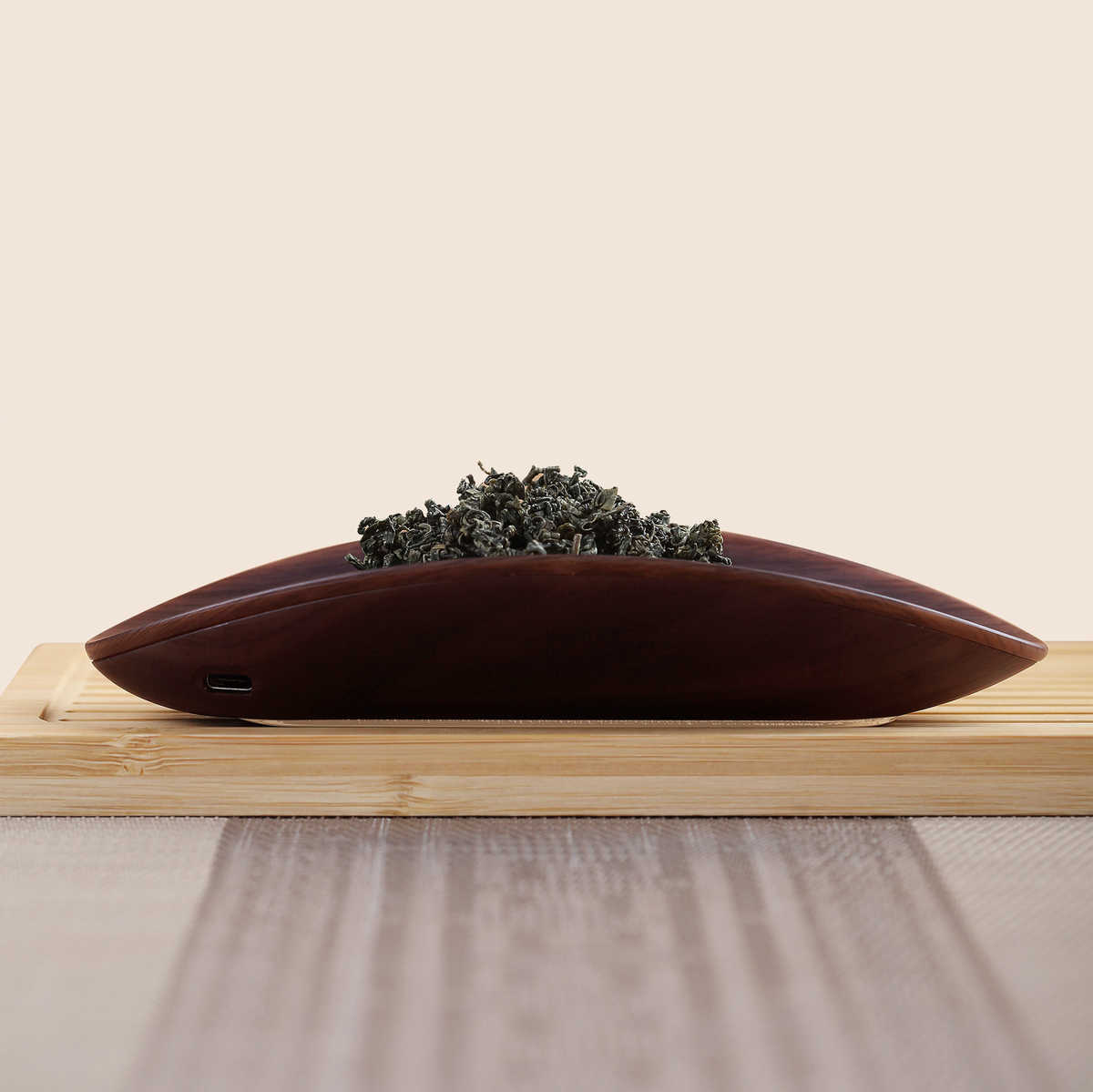 广东电子茶则黑檀色便捷茶道茶叶电子秤多功能礼品小型克重量茶